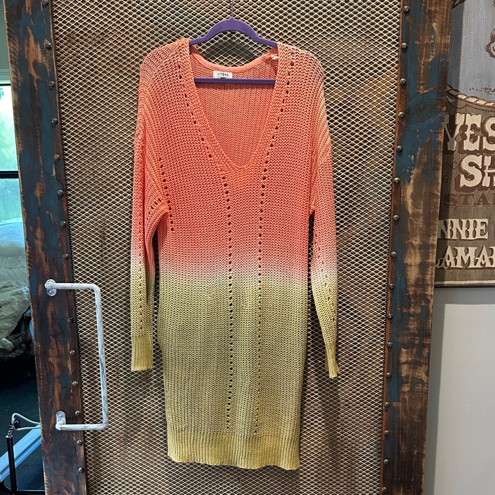 Umgee Coral Knit Top